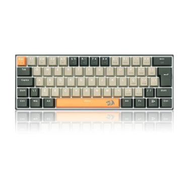 Imagem de Teclado Gamer Redragon Lakshmi, Switch Brown, Layout 60%, ABNT2 , - K606-OG&GY&BK (PT-B...