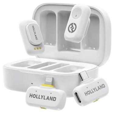 Imagem de Microfone Inalámbrico Sem Fio Hollyland Lark A1 Combo Branco