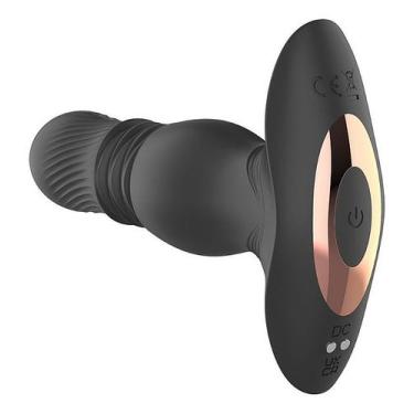 Imagem de Plug Anal Vibrador Vai E Vem Potente Recarregável Sensual - Vbrante