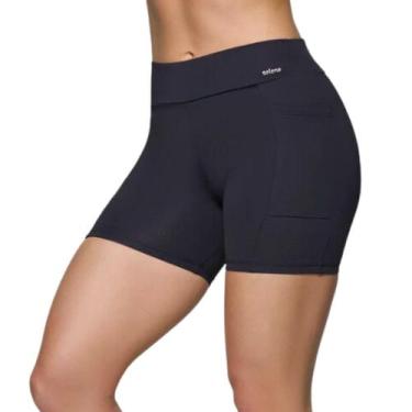 Imagem de Shorts Feminino Fitness Com Bolso Na Lateral Selene, GG, Preto
