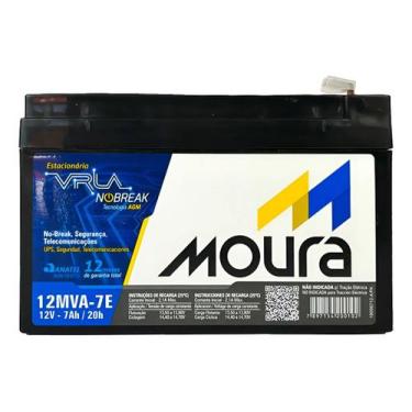Imagem de Bateria Moura 12v 7ah Original 12mva-7 Alta Performance, 12MVA7