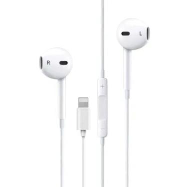 Imagem de Fone de Ouvido In-Ear Com Fio AGold Lightning Branco FN-A62