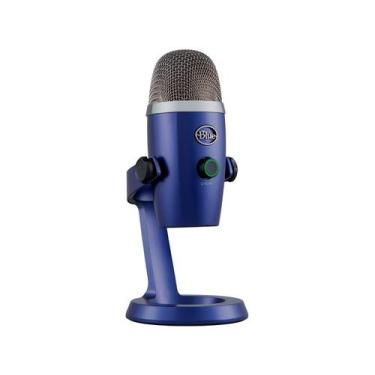 Imagem de Microfone Para Podcast Usb - 24 Bits - Alto Padrão - Blue, Azul