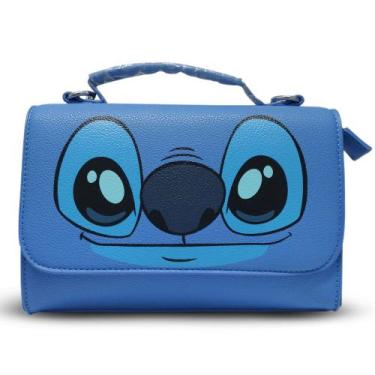 Imagem de Bolsa de Mão Transversal Feminina Disney Lilo & Stitch, Azul