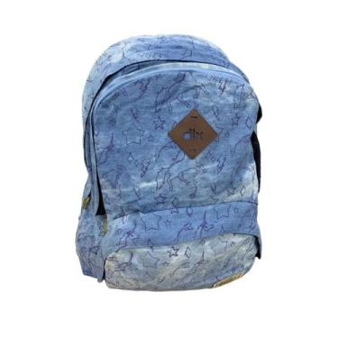 Imagem de mochila denlex juvenil jeans, Unicornio