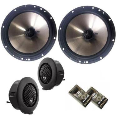 Imagem de Par Alto Falantes 6,5 Pol 160W Rms 4 Ohms - HURRICANE