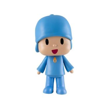 Imagem de Boneco Pocoyo Vinil Turma Pocoyo Elly Pato Grande Articulado - Cardoso