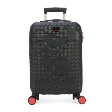 Imagem de Mala de Viagem Média ABS Rodas Duplas 360 Mickey Disney, M, Preto