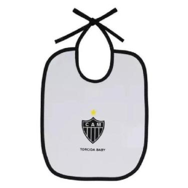 Imagem de Babador Bebê Atletico Mineiro Branco Torcida Baby