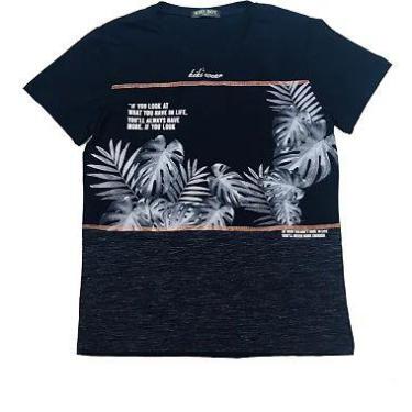 Imagem de Camiseta Juvenil Menino Kiki Tropical, Preto, 10