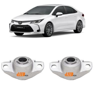 Imagem de Kit Par Batente Superior Coxim Amortecedor Traseiro Corolla 2019 2020 