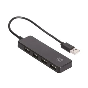 Imagem de Hub Multi Ac443 Usb 2.0 C/ 4 Portas - Preto