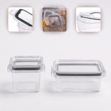 Imagem de Kit de Potes para Organização Diária - Plasútil, 4 unidades, 2x380ml +