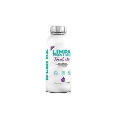 Imagem de Detergente Neutro Perfumado Limpa Vidro e Inox 1L Incolor com Agentes 