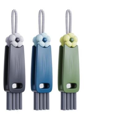 Imagem de Conjunto de Escovas de Limpeza Nodirz 3 em 1 para Frestas de Tampas e 