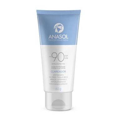 Imagem de Anasol FPS 90 Clareador Facial: Proteção Antissinais e Pele Radiante