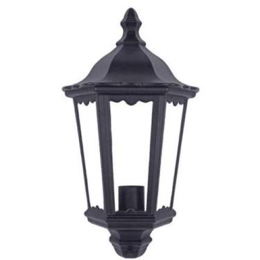 Imagem de Arandela Colonial Nimes Meia Cara Preto Biancoluce AC277K