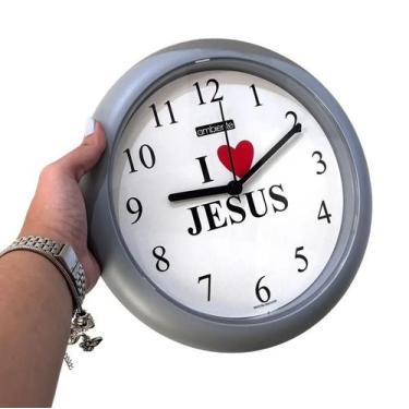 Imagem de Relógios de Parede Tema Religioso N. Senhora, Jesus, Salmo - Ambiente 