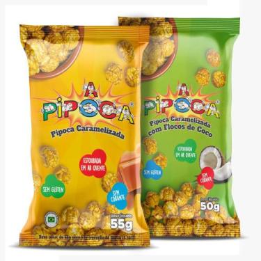 Imagem de Combo Pipoca Caramelizada - Caixa c/ 12 Unid. - 6 Pipocas Caramelizada