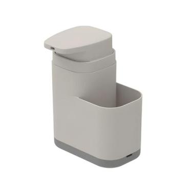 Imagem de Dispenser Detergente Porta Esponja 550ml Organizador Pia Ou -, Bege