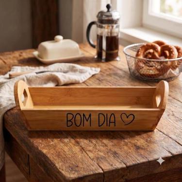 Imagem de Cesto de Bambu (29 cm) Bom Dia - Ingá, Bom Dia