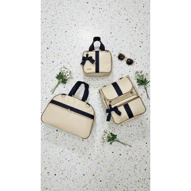 Imagem de KR RK Bolsas PERSONALIZADOS Kit Maternidade Mala, Frasqueira e Mochila