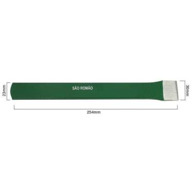 Imagem de Talhadeira Chata 5/16" x 25cm Verde Sao Romao