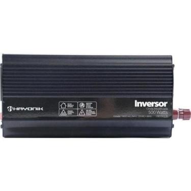 Imagem de Inversor Automotivo HAYONIK MSW1205 Onda Modificada 500W 12V/220V