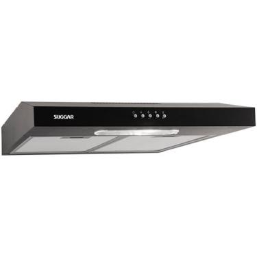 Imagem de Depurador De Ar Slim Suggar 60cm Preto 127V - DPS161PT, Preto, 110V