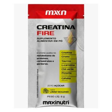 Imagem de Creatina Fire Maxinutri 30 Sachês 6g  Energia e Performance, Limão Sic