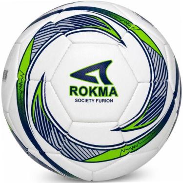 Imagem de Bola Society Rokma Furion Oficial Jogo, Verde, Azul