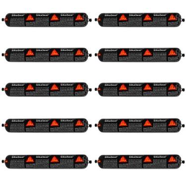 Imagem de 10 Selantes Sikaflex 501 LA Cinza 930g Profissional