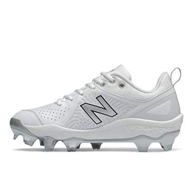 Imagem de New Balance Tênis de softbol feminino Fresh Foam Velo V2 moldado, Branco/Branco, 13
