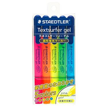 Imagem de Staedtler Gel Marcador de texto Textsurfer gel, conjunto de 5 cores (264 PB5)