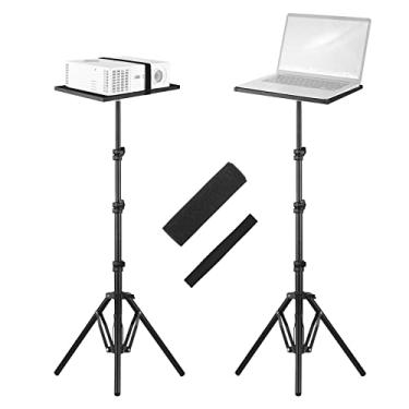 Imagem de Zwbfu orte e orte para tripé para projetor portátil universal liga de alumínio para computador projetor orte de chão 41-135 cm/ 16-53in altura ajustável para estúdio de palco uso ao ar livre