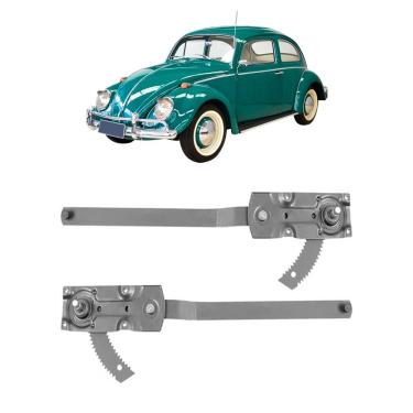 Imagem de Par Máquina Vidro Manual Porta Dir Esq Fusca 1959 Até 1970