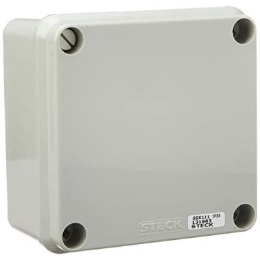 Imagem de Caixa De Passagem Steck Cinza 102x102x55mm