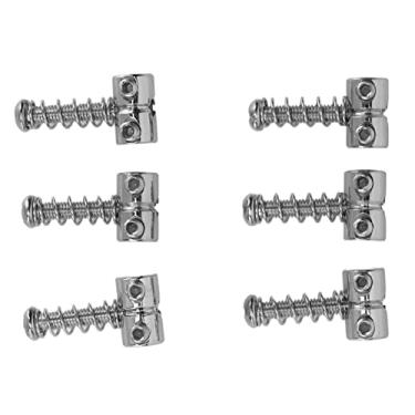 Imagem de Código de sela de cordas de guitarra, selas de corda de reposição Parafusos de mola Tom musical maravilhoso para guitarras elétricas para baixo