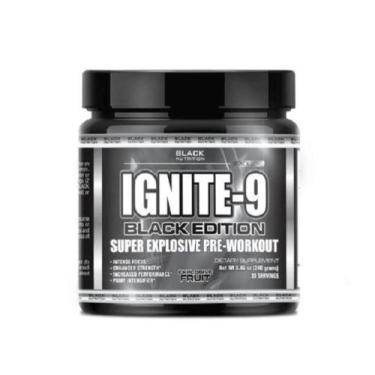 Imagem de Ignite 9 Black Edition 240G - Black Nutrition - O Pré Treino Que Veio