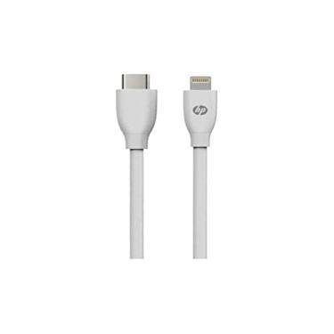 Imagem de Cabo Lightning HP Branco 1Metro USB-C para Lightning - DHC-MF102 - com Certificado: MFi - Suporte para corrente de carregamento DC5V 3A - 8WW85AA, 441012101320