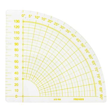Imagem de Régua Transferidor Ângulos 90º Costura Patchwork Desenhos