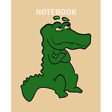 Imagem de Notebook: crocodile daydream - 50 sheets, 100 pages - 8 x 10 inches