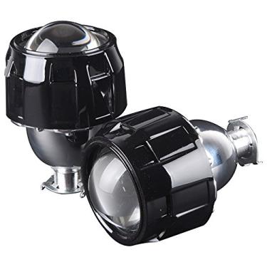 Imagem de Astra Depot 2 peças Mini 2,5" LHD H1 Bi-xenon HID Lente de projetor + Black Shroud Hi/Lo Farol Personalizado Farol H4 H7 H11 9005 9006 9007 H13