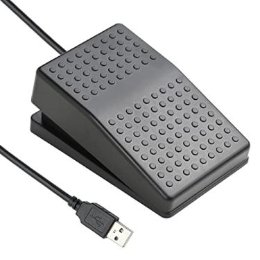 Imagem de iKKEGOL Interruptor de pé USB atualizado, pedal único, controle mecânico, mapa, mouse, teclado, combinação de teclas, simulador, programa, virador de página, transcrição do jogo, HID