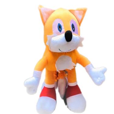 Boneco Pelucia Sonic Tails 50cm Novo Unissex Antialergico