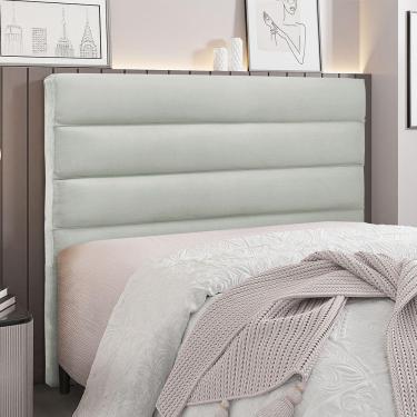 Imagem de Cabeceira Para Cama Box Solteiro La Italiana 90cm Veludo - SSX Multicoisas