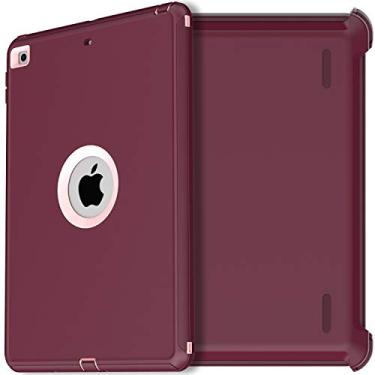 Imagem de AICase iPad 9th/8th/iPad 7th Gen Case,iPad 10.2 2019/2020/2021 Case,Heavy Duty Shockproof Triple Layer Defense for New Apple iPad 7th/8th/9th Generation 10.2-inch 2019/2020 2021 Release(Purple)