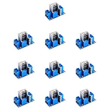 Imagem de Onyehn 5 peças LM317 regulador de tensão ajustável fonte de alimentação DC-DC conversor DC placa de circuito regulador linear ajustável pacote com 5