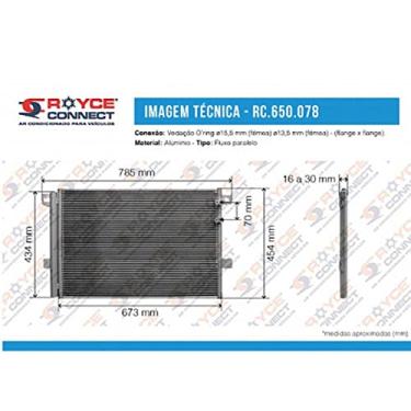 Imagem de Condensador Ar Condicionado Amarok Todas Fluxo Paralelo Oem-2H0820411A