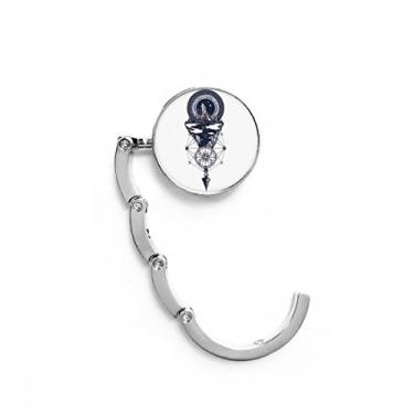 Imagem de Iceberg Compasso Stars Art Pattern Gancho de mesa com fecho decorativo dobrável